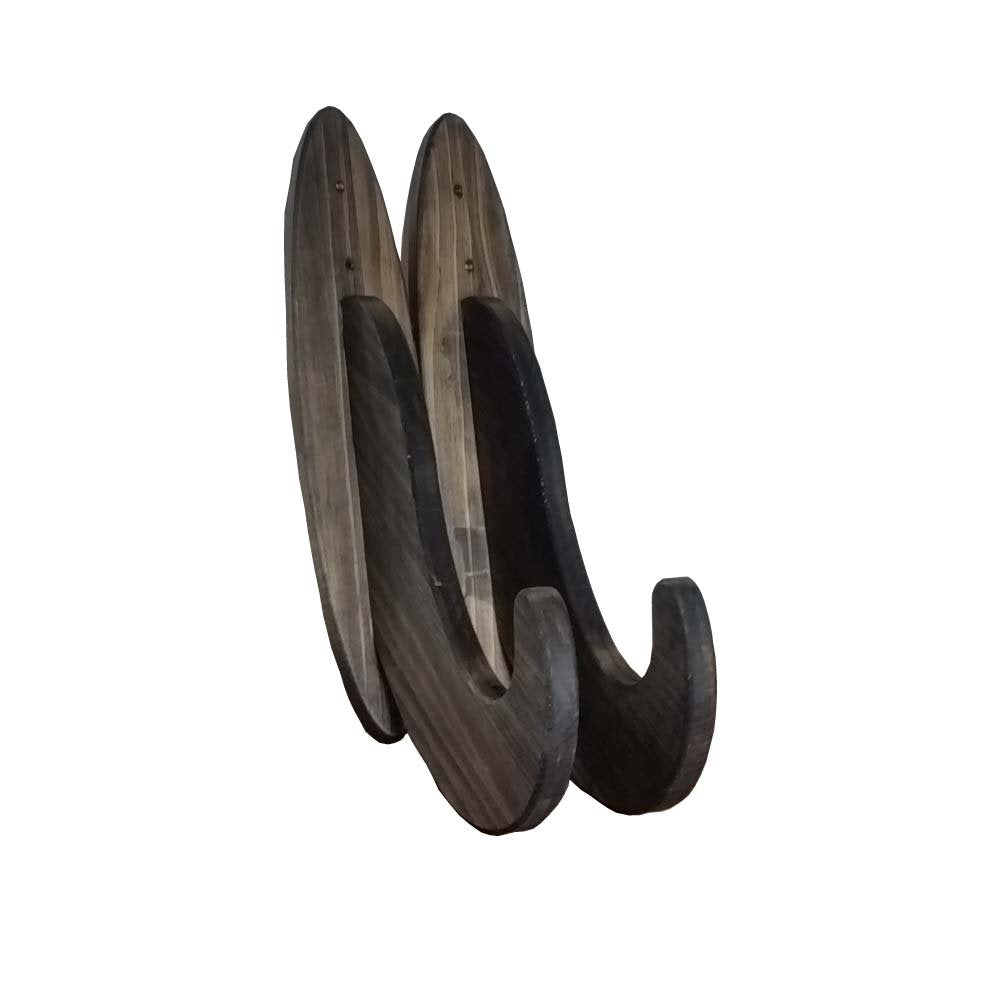 aquarideo Wooden Surfboard Storage Rack (Black)