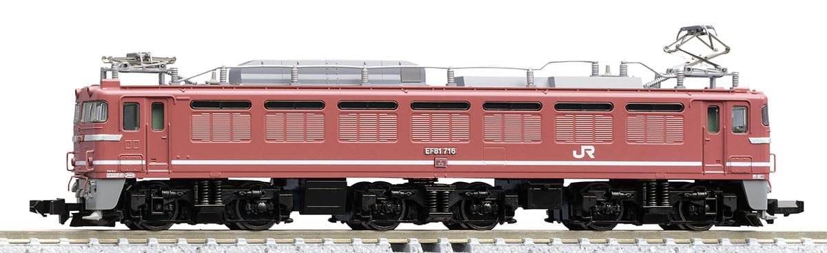 TOMIX N Gauge JR EF81 600 Electric Locomotive, 7180 Load Upgraded Color