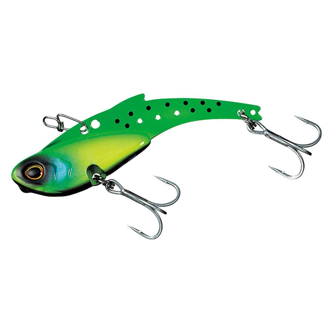 DAIWA Sea Bass Metal Vibe Moissanite Real Steel 0.6 oz (18 g) Konoshiro Lime Chart Lure