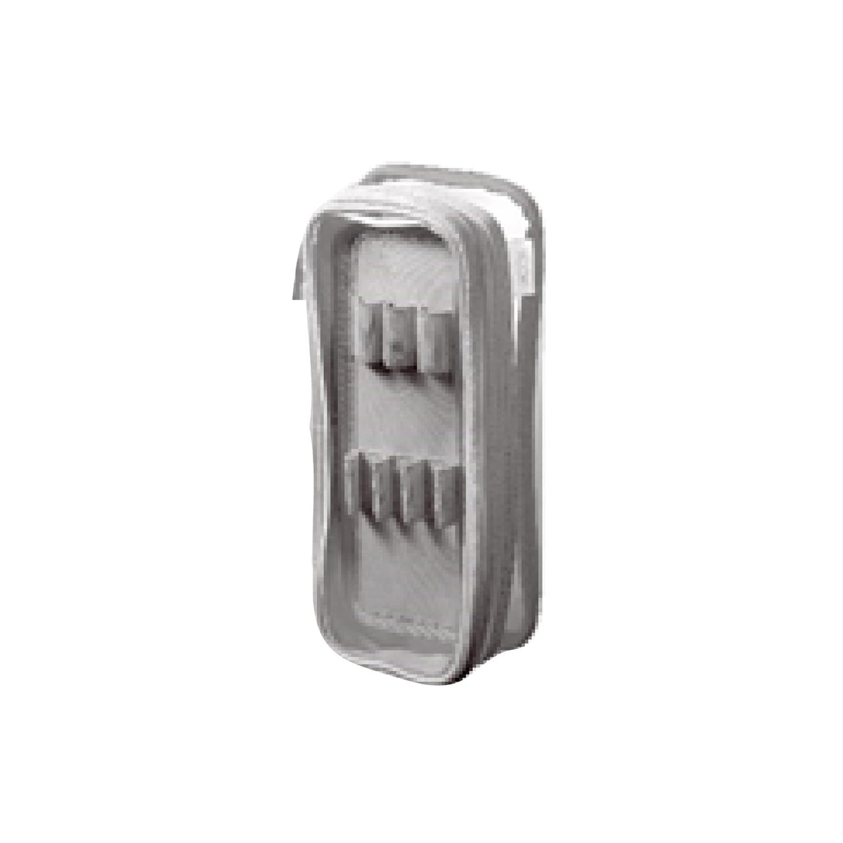 Lihit Lab XCOA Reversible Clear Pen Case, Light, Clear Gray A3810-27