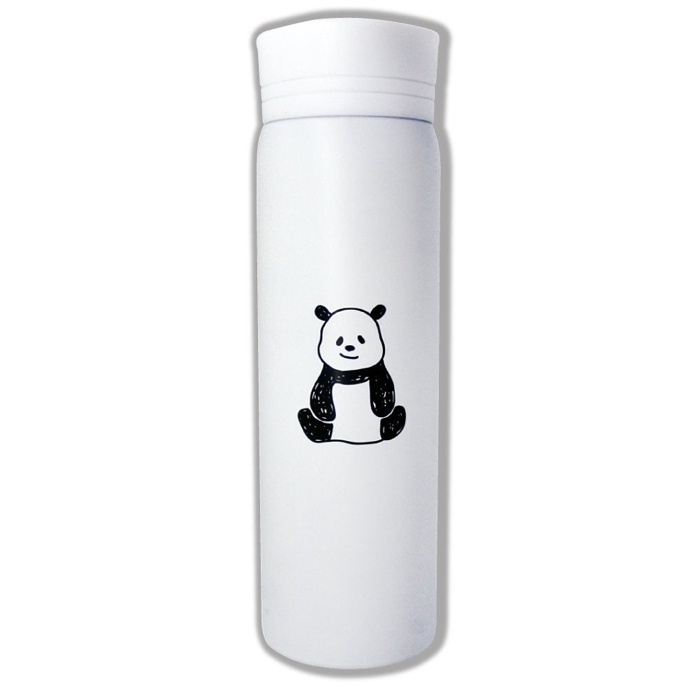 padou Direct Drinking Stainless Steel Bottle, Bebe Panda (Capacity Approx. 16.9 fl oz (480 ml), Thermal Insulated Bottle, Mug Bottle, Water Bottle (H22 x φ6.5 cm)