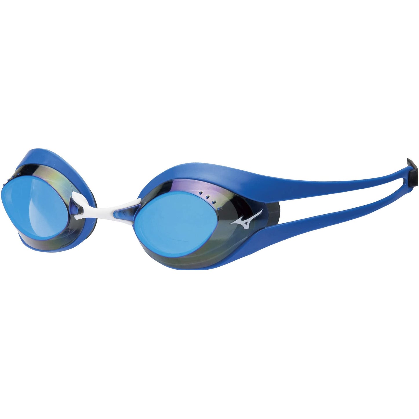 Mizuno (Swim Goggles GX Sonic Eye (Non Cushion/Mirror) FINA Approval N3JE600122 Blue × Light Smoke × Blue Mirror
