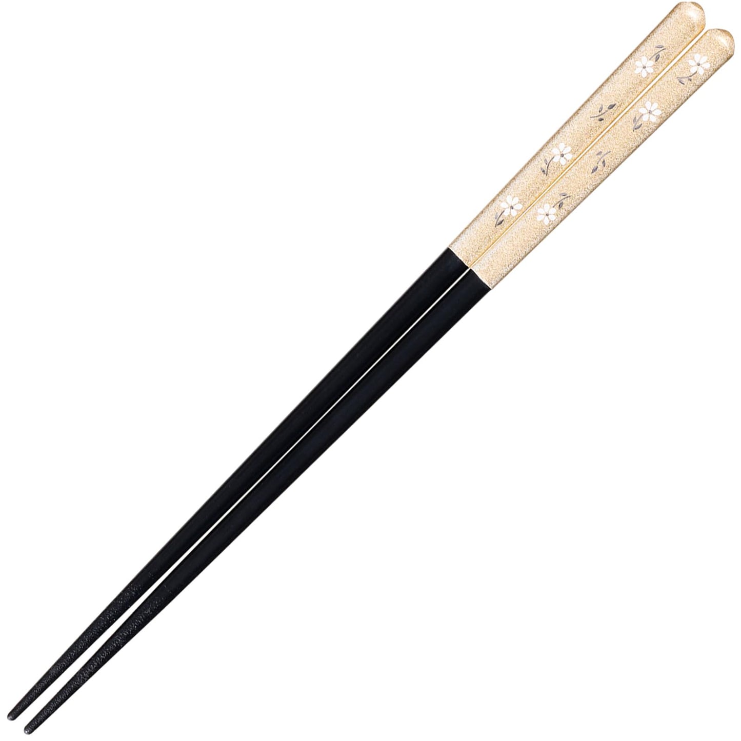 Sunlife H-06790 Gold Crest Chopsticks for Adult, Long, Dishwasher Safe, Flower Potting, Gold, 9.1 inches (23 cm), Made in Japan