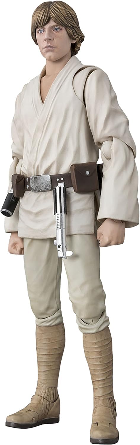 S.H. Figuarts Star Wars: Episode IV A New Hope Luke Skywalker (A New Hope) (Resale Version), Approx. 5.9 inches (150 mm), ABS & PVC Pre-Painted Action Figure