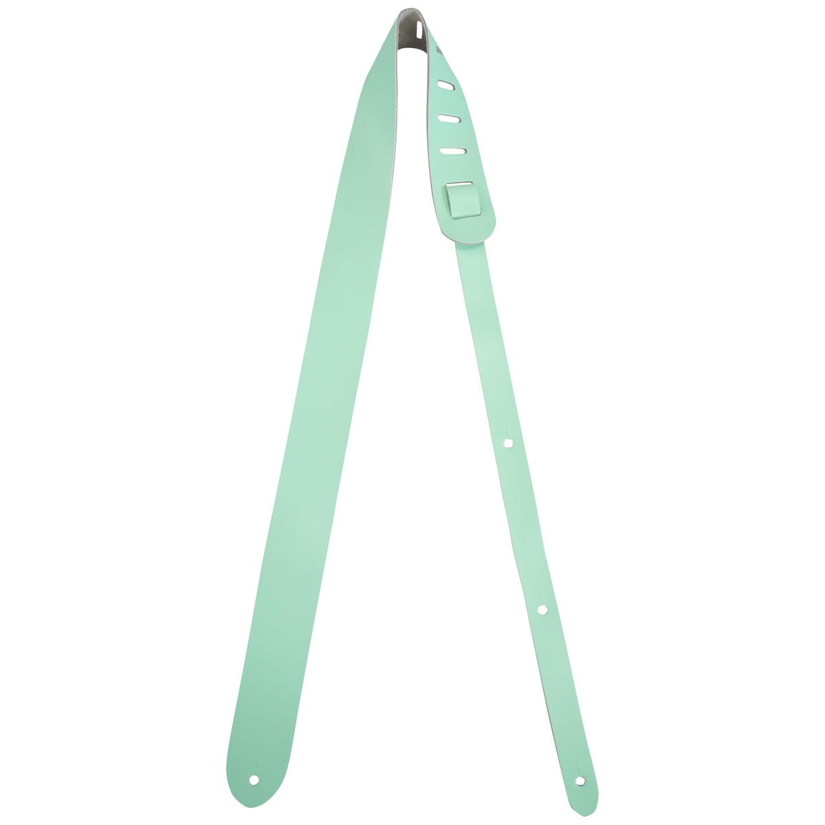 KIWAYA STP-GRE Genuine Leather Ukulele Strap (Green End Pin Type)
