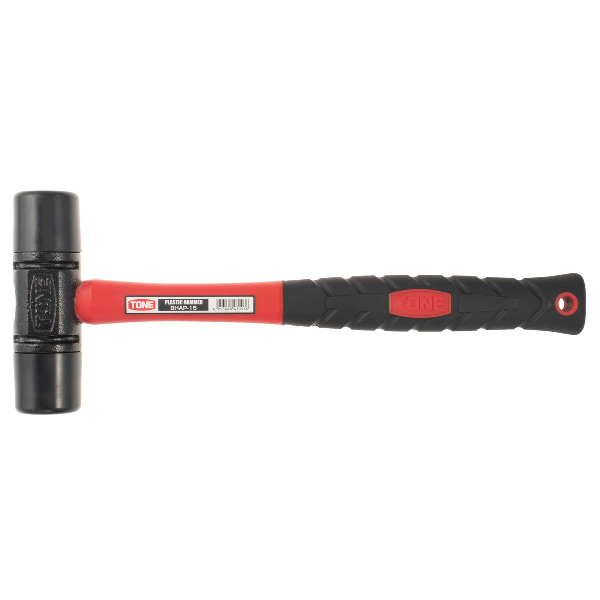 Tone BHAP-15 Plastic Hammer, Red/Black, 1.5 lb