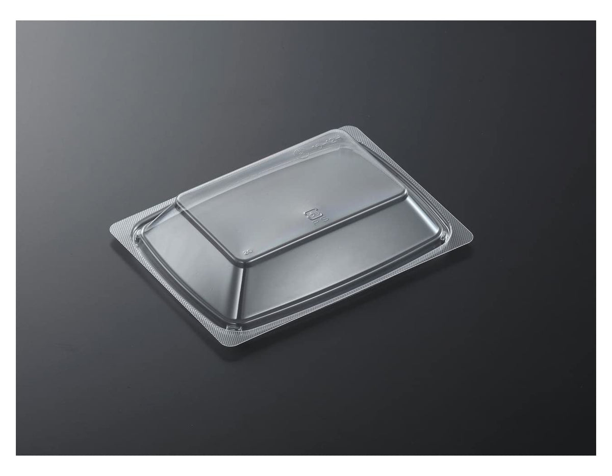 Central Chemical 375816 Disposable CT Aoi Lid Food Pack, 16-12, High Lid, 50 Pieces, Transparent, Approx. 1.2 x 4.5 x 6.1 inches (3.1 x 11.4 x 15.4 cm)