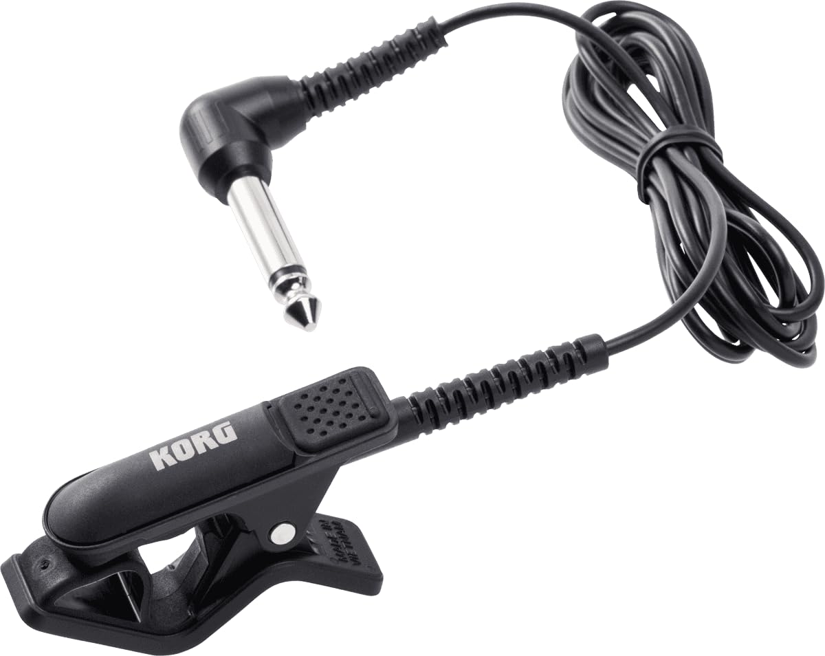 Korg CM-300 Clip-on Contact Microphone w/ 1.2" Maximum Width- Black