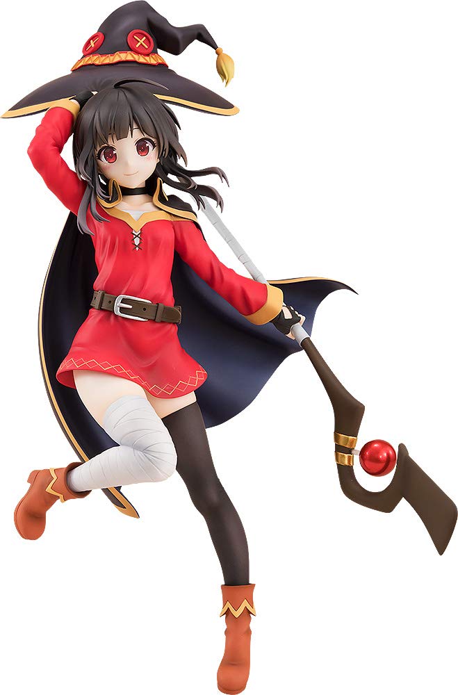 Kadokawa Konosuba God's Blessing On This Wonderful World: Megumin (Sneaker Bunko 30th Anniversary Version) PVC Figure, Multicolor