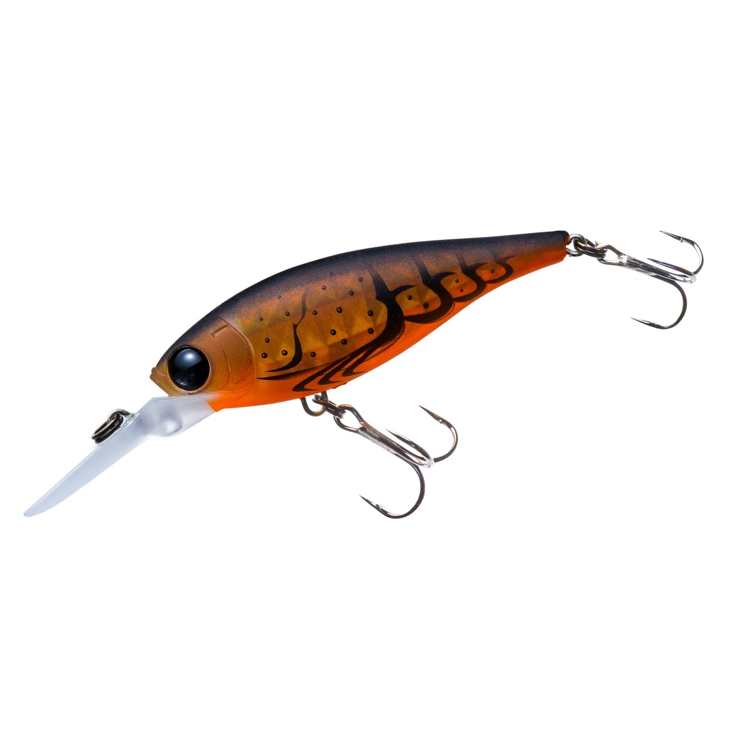 YO-Zuri 3DR-X Shad (SP) Bath Lure 60mm Color: Matte Translucent Brown Crawfish