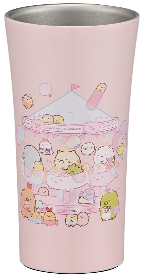 Skater STB3N-A Sumikko Gurashi Tapioka Park Stainless Steel Tumbler, Heat and Cold Retention, 10.1 fl oz (300 ml)