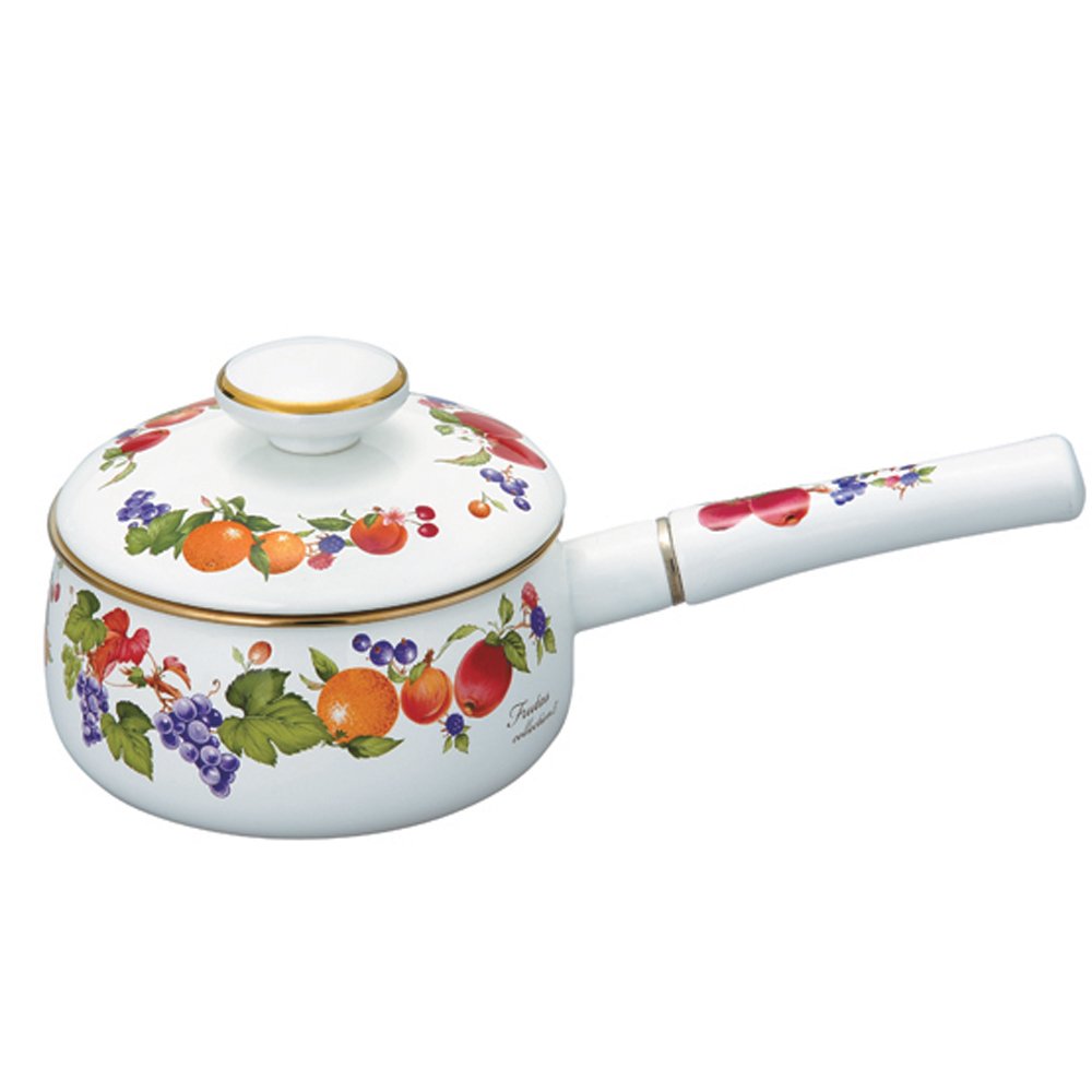 Fuji Hollow FTC-16S Single Handle Pot, 6.3 inches (16 cm), Fruitus Collection 2