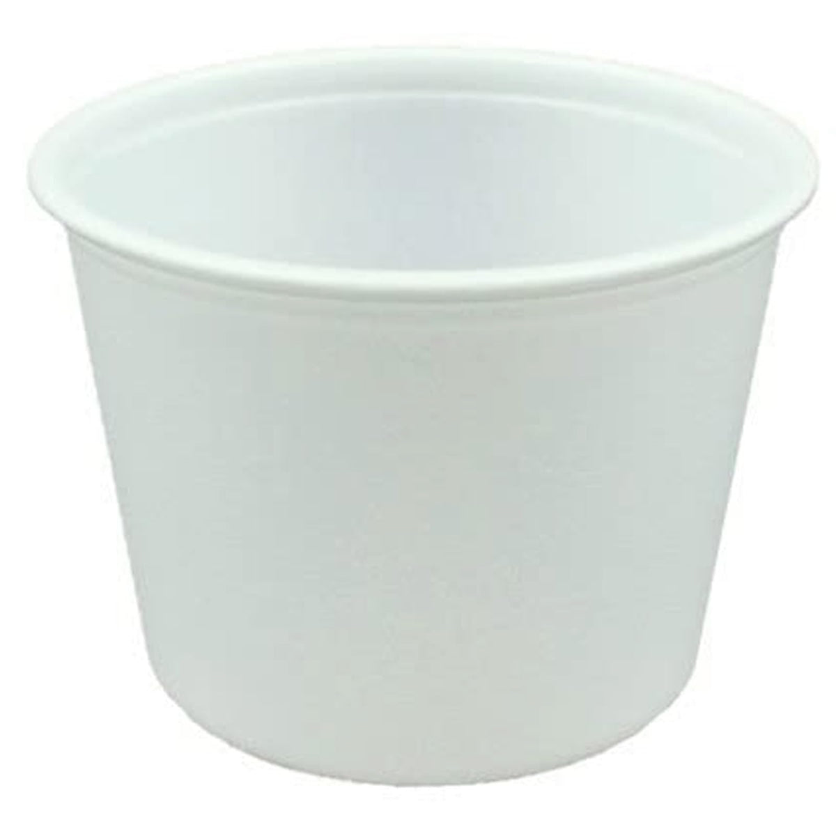 Chuo Kagaku 95-270 Disposable Containers, Takeout, Lunch Box, Made in Japan, CF Cup, Main Unit, 100 Pieces, Diameter 3.7 x 2.6 inches (9.3 x 6.6 cm), White
