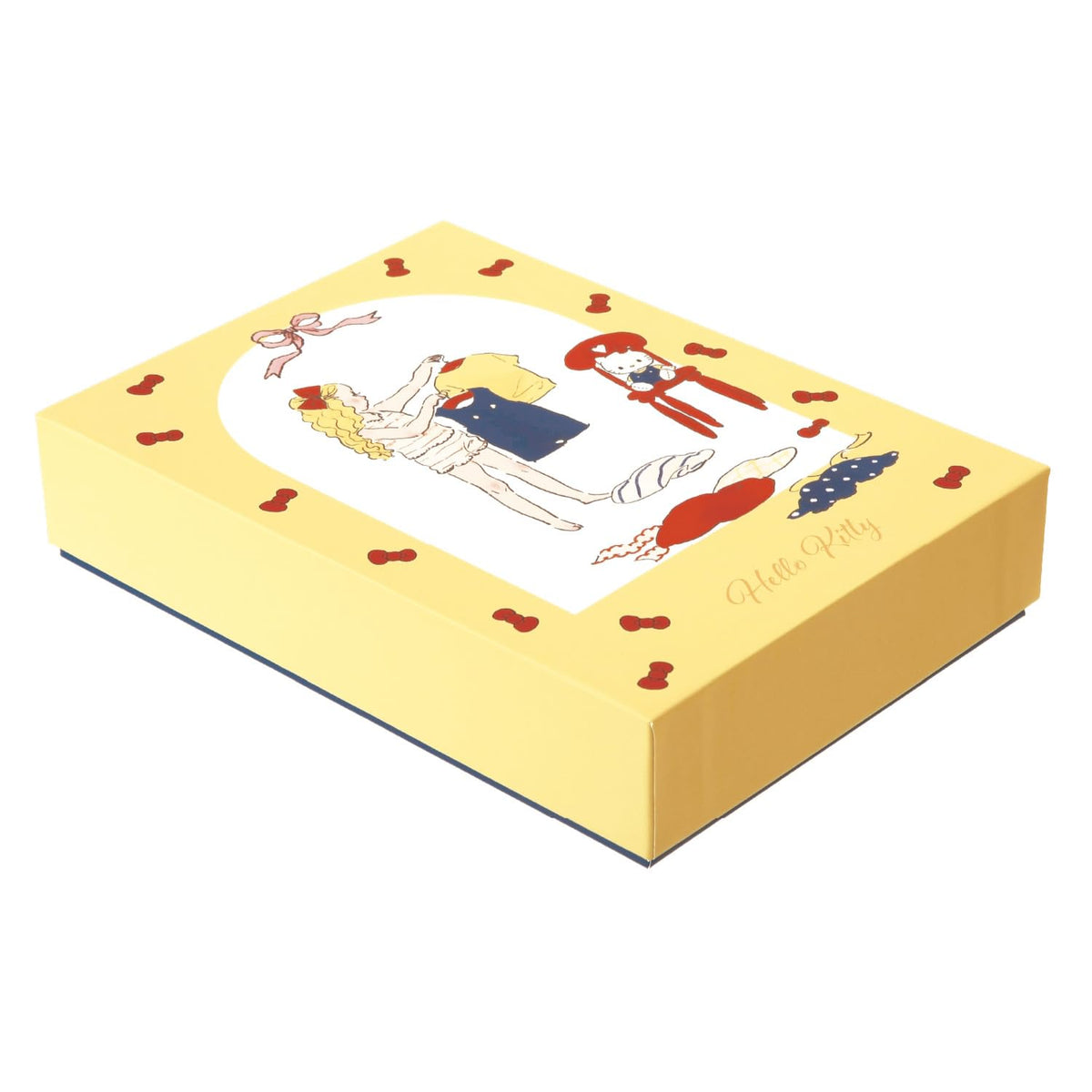 Gakken StaFul G08807 Karaei x Sanrio Characters Sticker Box, Hello Kitty Yellow