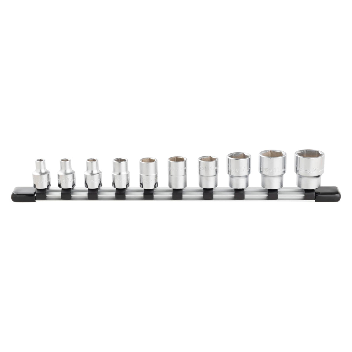 TONE Socket Set 6-Point with Socket Holder HS310 3/8" Inch Drive 10-Piece