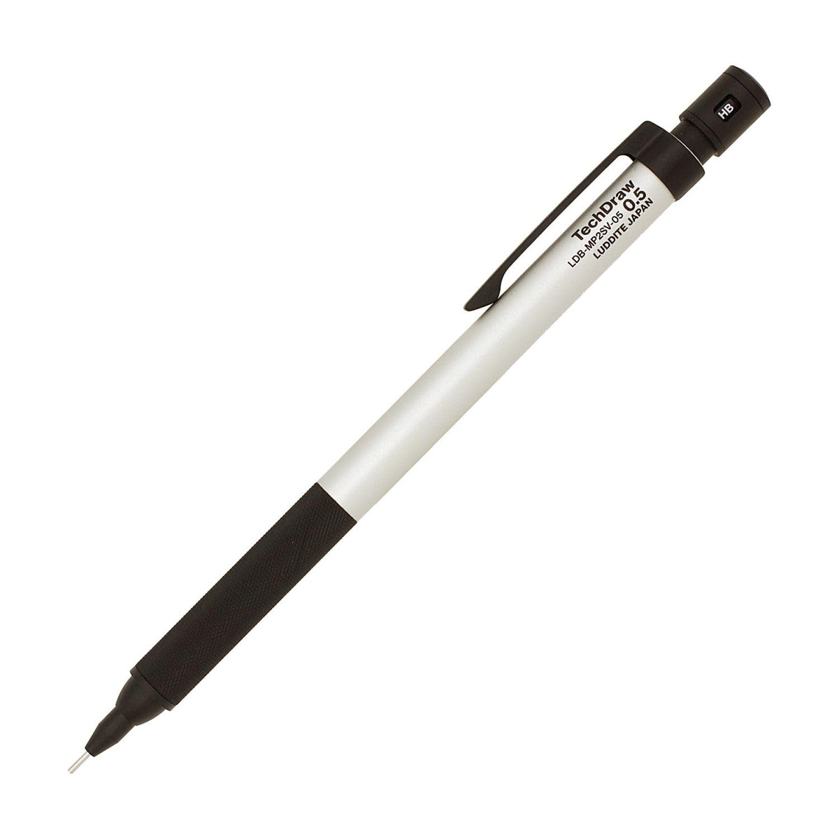 ラダイト(Luddite) TechDraw2 LDB-MP2SV-05 Mechanical Pencil, 0.5mm, Silver