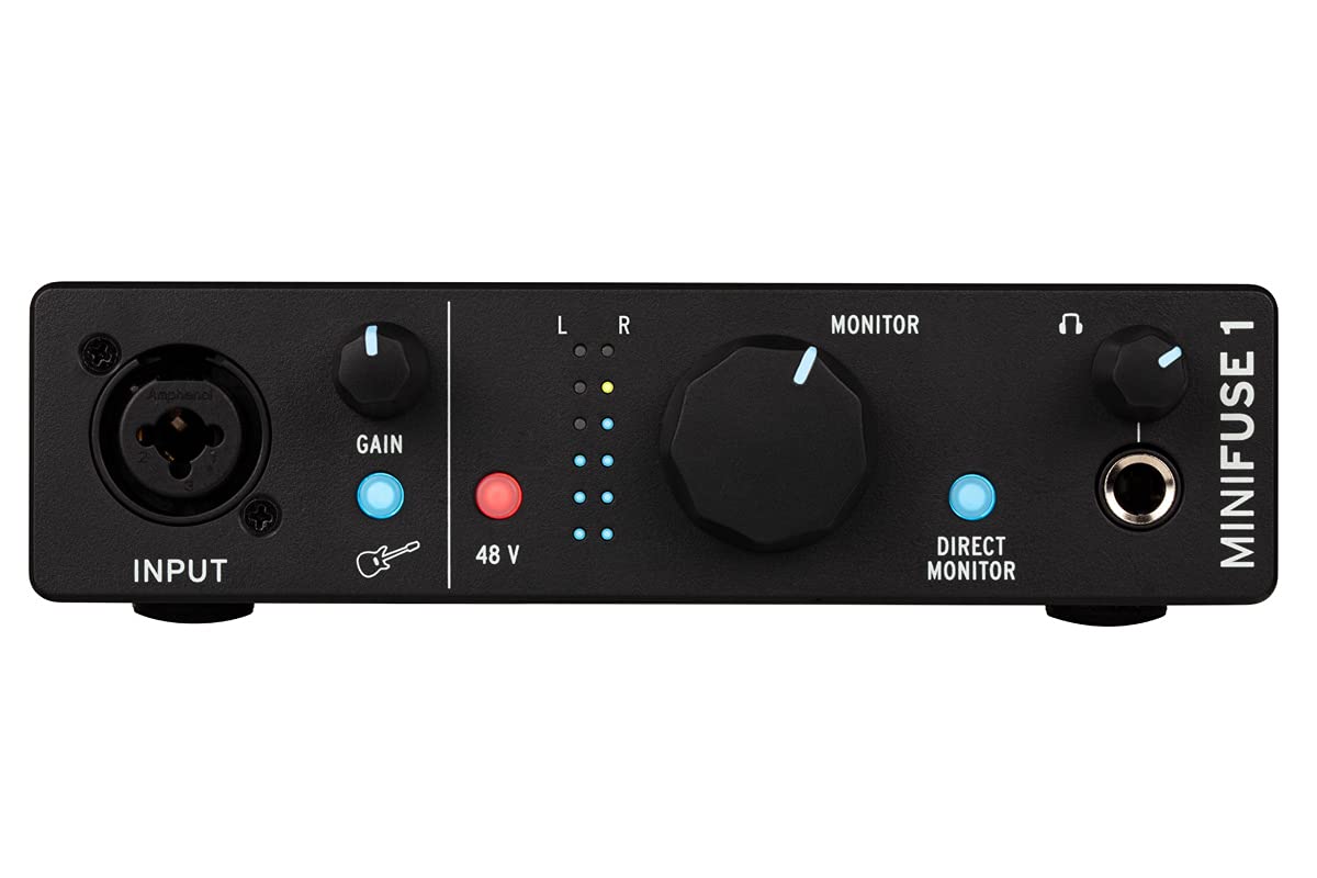 Arturia Art Rear/MiniFuse 1 BK (Black) 1 In/2 Out USB-C Audio Interface