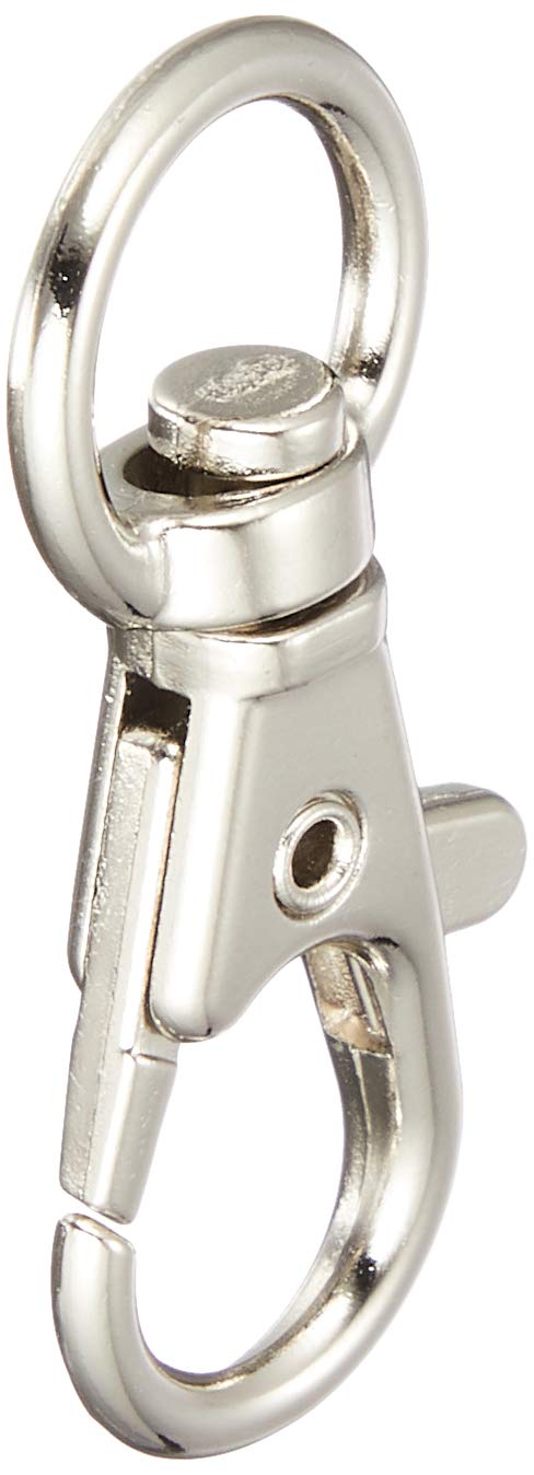 Nippon Chuko Nippon Chuko S27-29 Nascan for Bags, Inner Diameter 0.4 x 1.6 inches (1.1 x 4.2 cm), Silver, Pack of 10