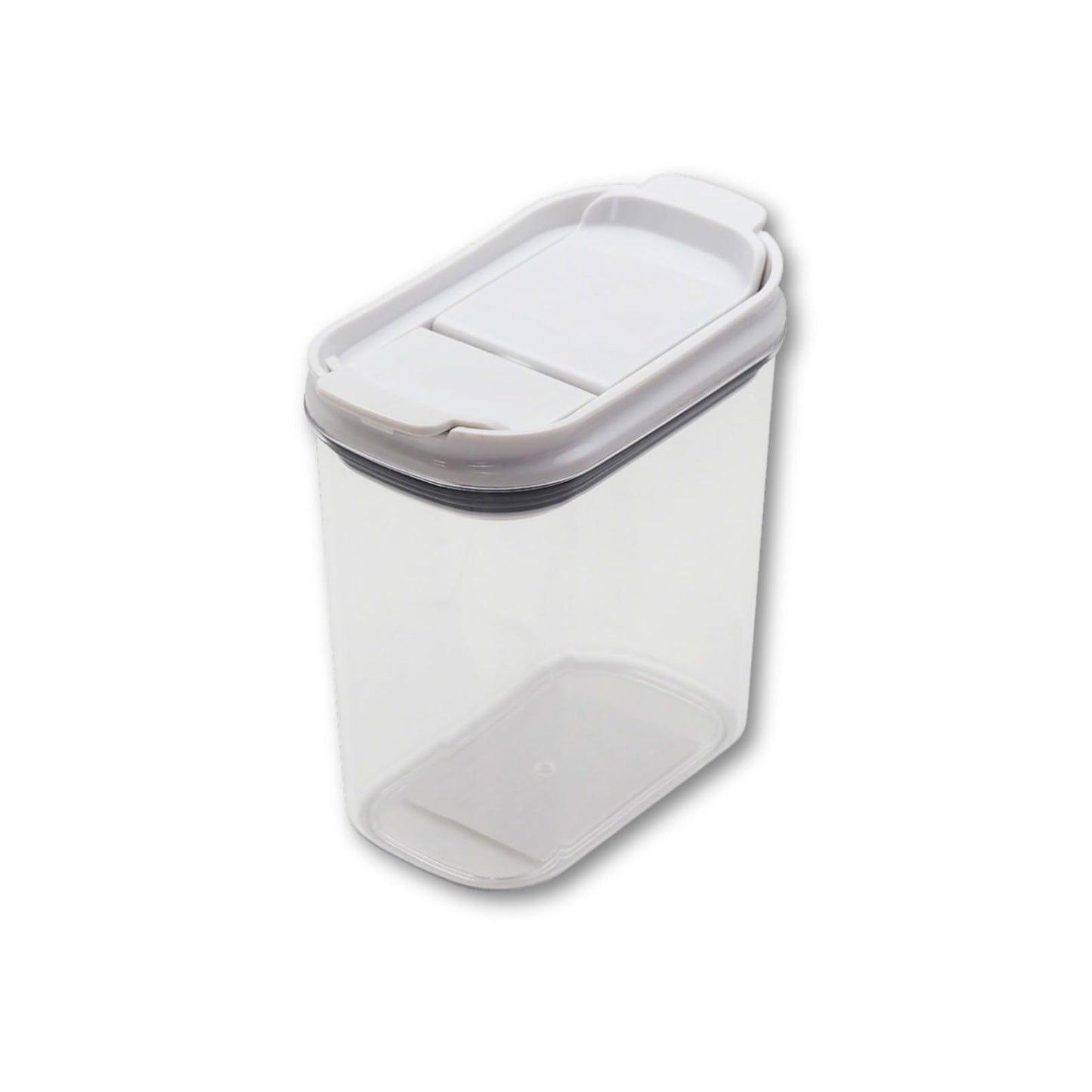 Kevnhaun KDS9707 Compact Canister, Small, 15.2 fl oz (430 ml), Condiment Container, Stackable, 2-Way Lid, Clear Body, Space Saving, Moisture Protection, BPA Free, Spice Bottle