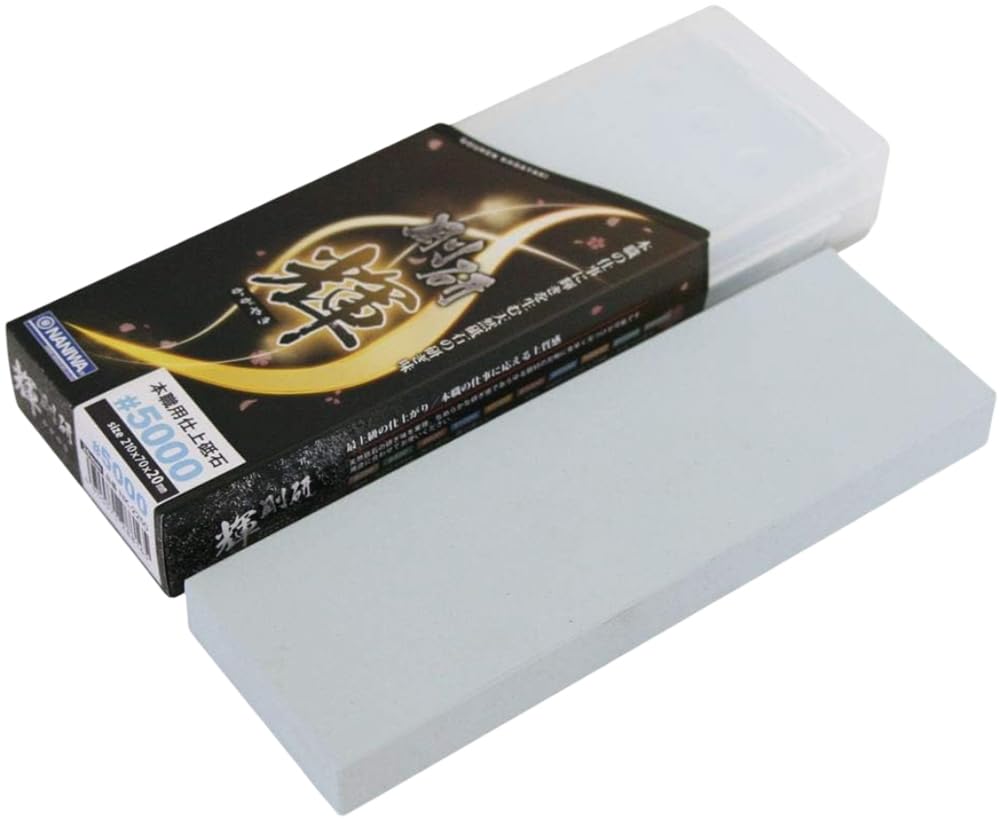 Naniwa NK-2250 Professional Whetstone Kagayaki #5000 Sharpener with Storage Case 8.3 x 2.8 x 0.8 inches (210 x 70 x 20 mm)