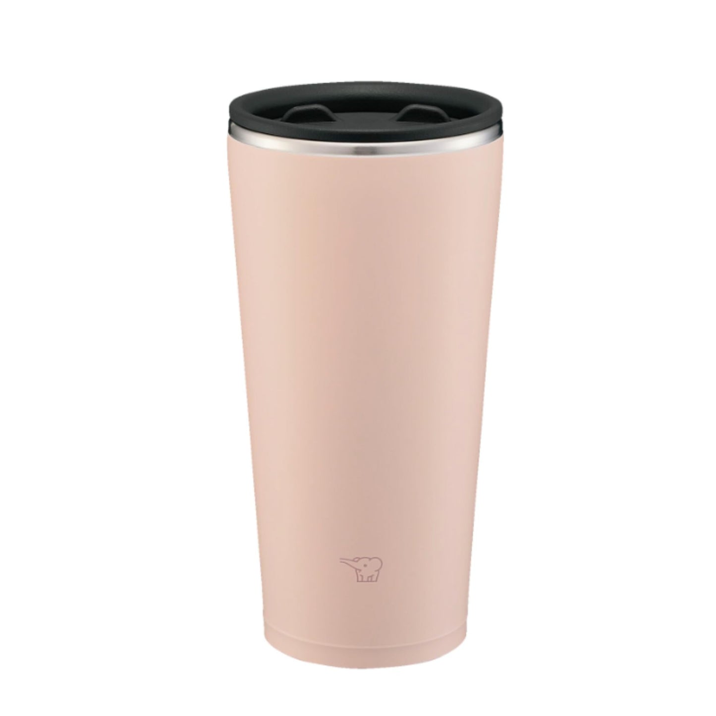 Zojirushi SX-FA45-PZ Stainless Steel Tumbler with Lid, Rotary Open and Close Lid, Heat Retention, Office Work, Home Time, 15.9 fl oz (450 ml), Smoky Pink
