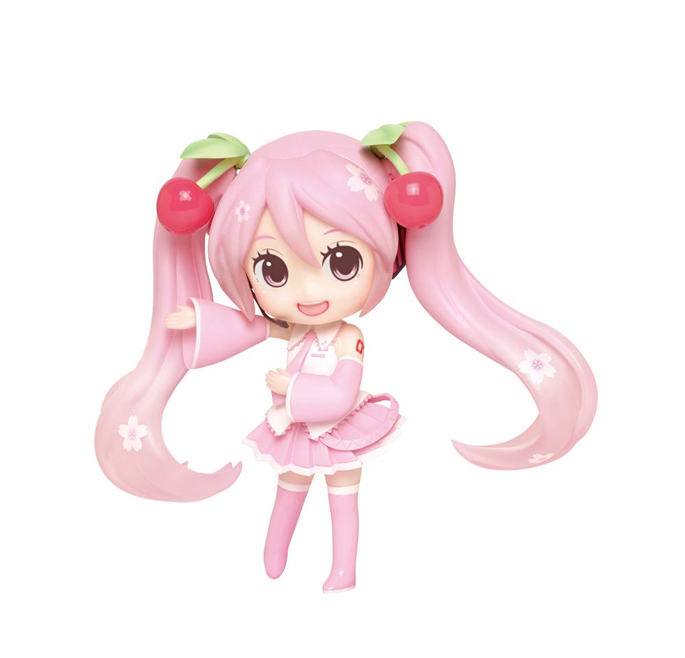 Taito 5.5" Sakura Miku Doll Crystal Action Figure