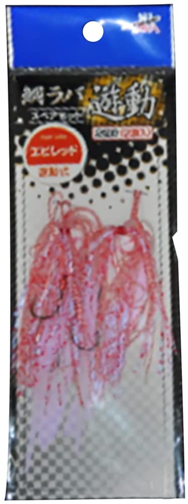 Marushin Fishing Gear, Sea Bream Lava Play Spare Set, Shrimp Red