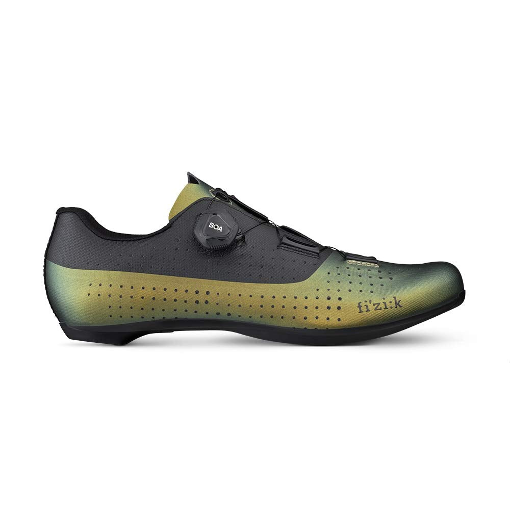 Fizik Unisex_Adult Tempo Overcurve R4 Iridescent Cycling Shoe, Scarabeo/Nero, 39
