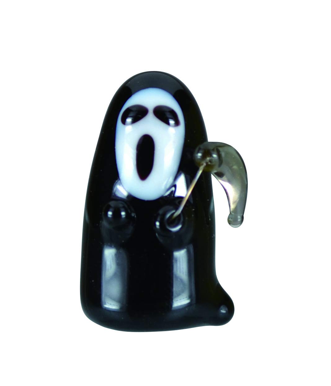 フォーカート Folkart Cute Handmade Glasswork Grim Reaper Total Length: 0.9 inches (2.2 cm)