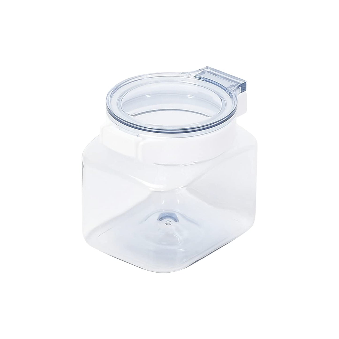 Pearl Metal HB-6790 Storage Container, Canister, 28.4 fl oz (850 ml), One Push, One-Touch, Made in Japan, Visible Contents From Top
