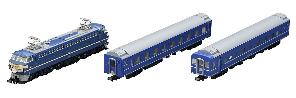 TOMIX 98388 N Gauge JR EF66 Blue Train Set, Railway Model, Electric Locomotive