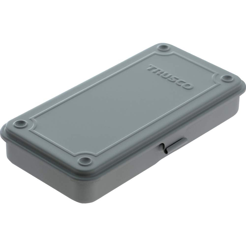 TRUSCO T-19LG Trunk Tool Box, 8.0 x 4.3 x 1.3 x 1.3 inches (203 x 109 x 35 cm), Light Gray
