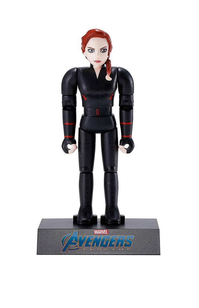 Chogokin Heroes Avengers Black Widow, Approx. 3.9 inches (100 mm), Diecast & ABS Painted Action Figure