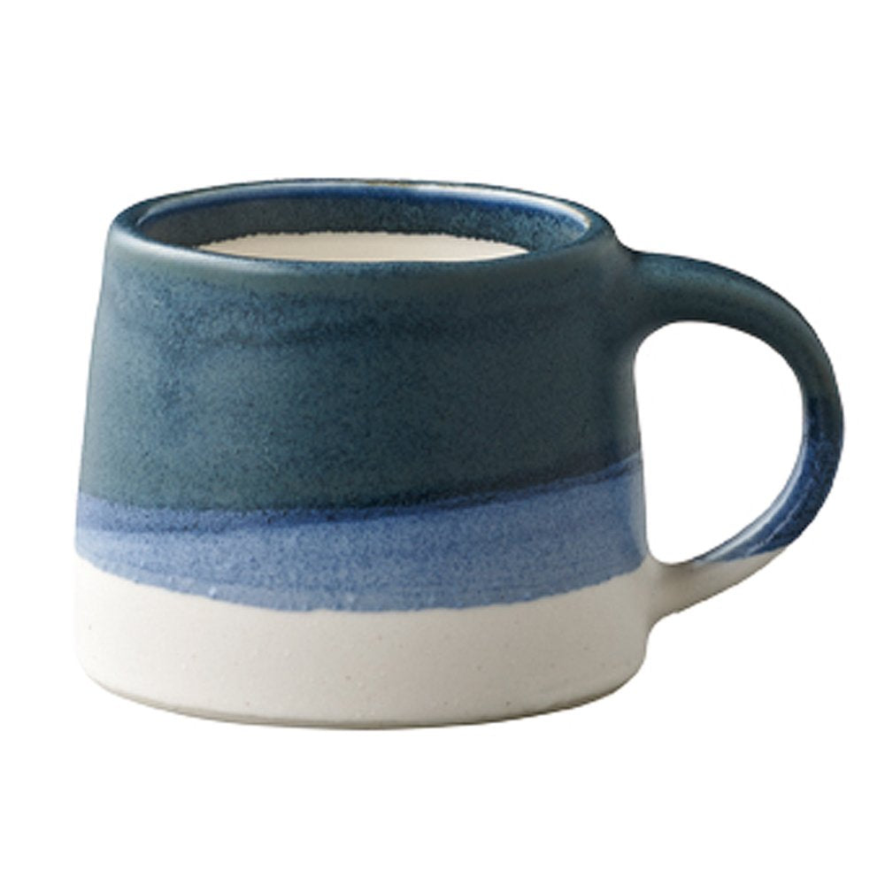 KINTO SCS-S03 20752 Mug 3.3 fl oz (110 ml), Navy x White, Microwave and Dishwasher Safe
