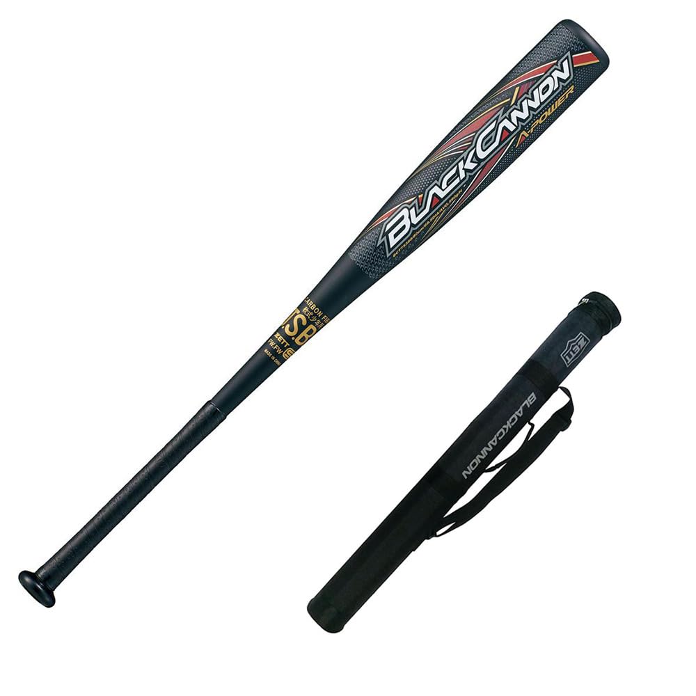 ZETT BCT75378 Boys Baseball Soft FRP Bat, Black Cannon - APower 29.9 inches (76 cm), 20.5 oz (580 g), Black (1900)