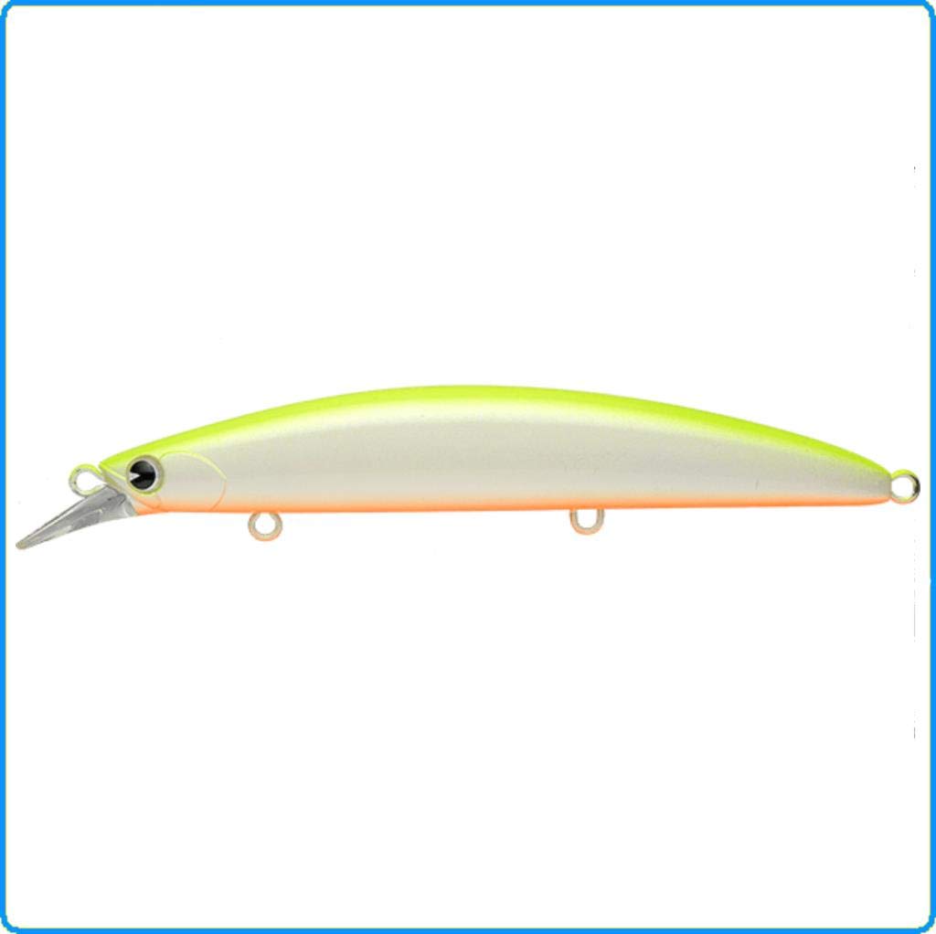 AMS Design (ima) #HG13-102 68530 Minnow Fishtail Lure, MD 5.1 inches (130 mm), 0.9 oz (23 g) Chart Back Pearl