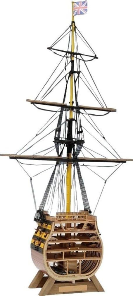 Woody Joe 1/160 Victory Cut Model (No Sail) Wooden Model Building Kit (Ship)