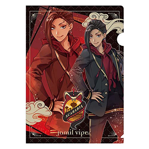 Crux 54124 Twisted Wonderland Clear File, A4, Jammil