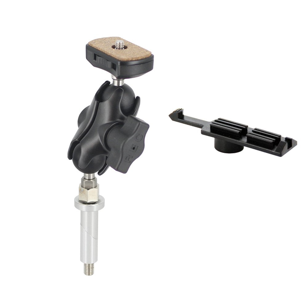 REC-MOUNTS B48BBK-CON-S1314 Motorcycle Stem Hole Mount Set, S φ0.5 - 0.6 inches (13 - 14 mm) Stem Hole Mount Set for Contour Action Cameras
