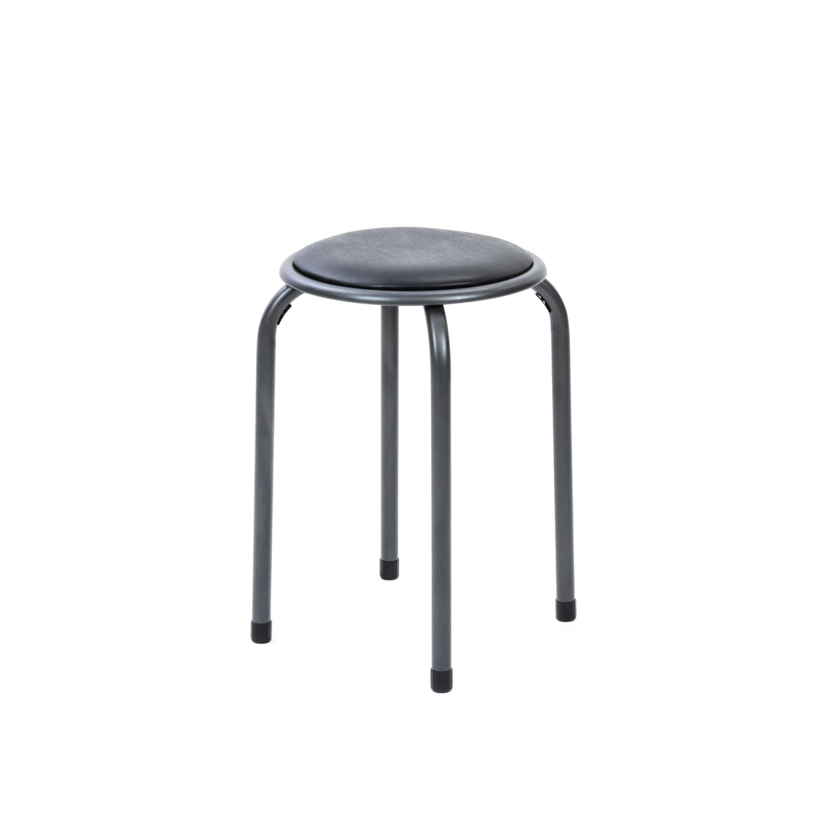 Takeda Corporation T3-R45BK Chair, Living Room, Chair, Pipe Chair, Black, 17.7 x 18.1 x 30.7 inches (45 x 46 x 78 cm), Round Chair