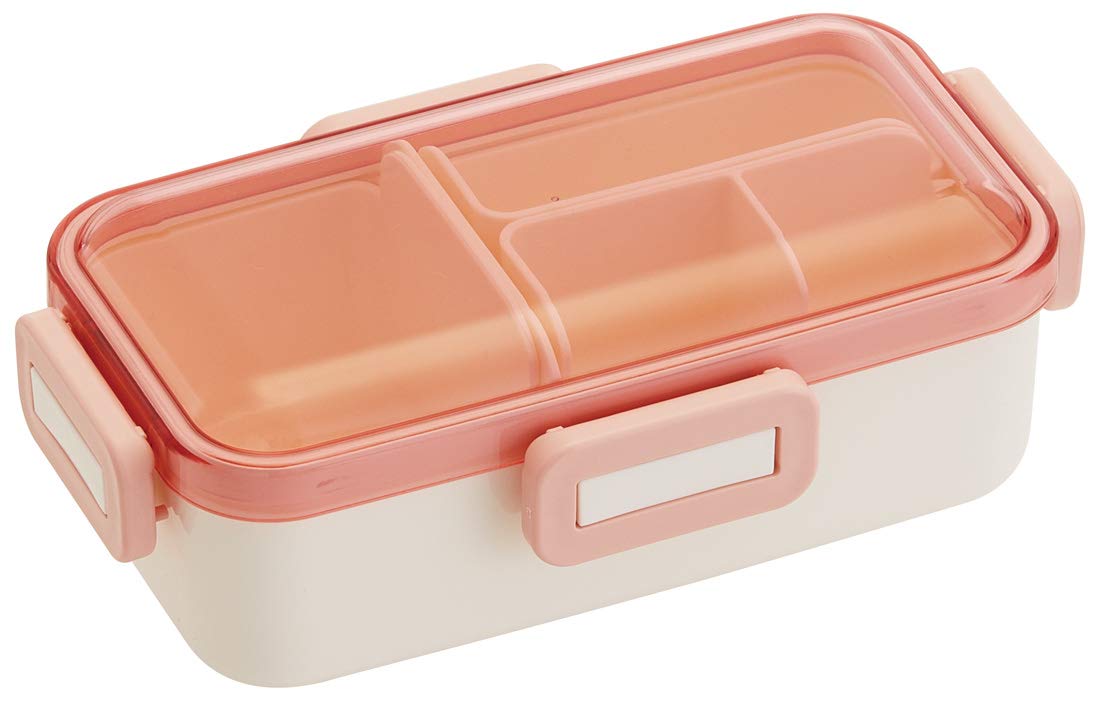 Skater PFLB6S-A Shokado Fluffy Lunch Box with Dome-Shaped Lid, 18.9 fl oz (530 ml), Powder Pastel, Pink, Made in Japan