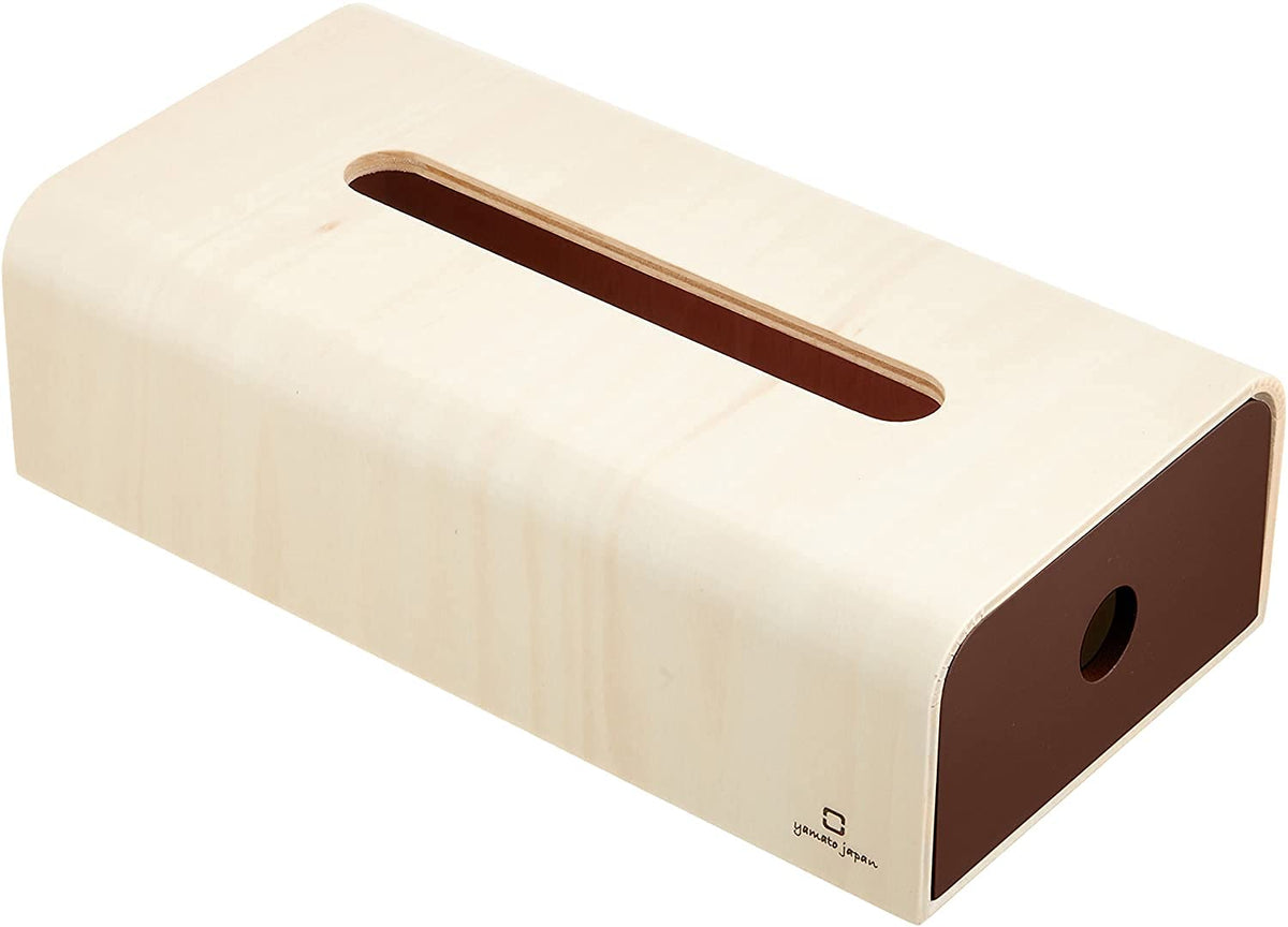 Yamato Kogei YK15-107 Soft Pack Tissue Case, Br Size: Approx. W 9.4 x D 4.9 x H 2.6 inches (24 x 12.5 x 6.5 cm)