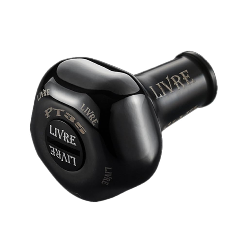 Livre PT35KB-1 11510 PT35 B Series Shimano & Daiwa Custom Titanium Knob Single Unit 1 Piece All Black