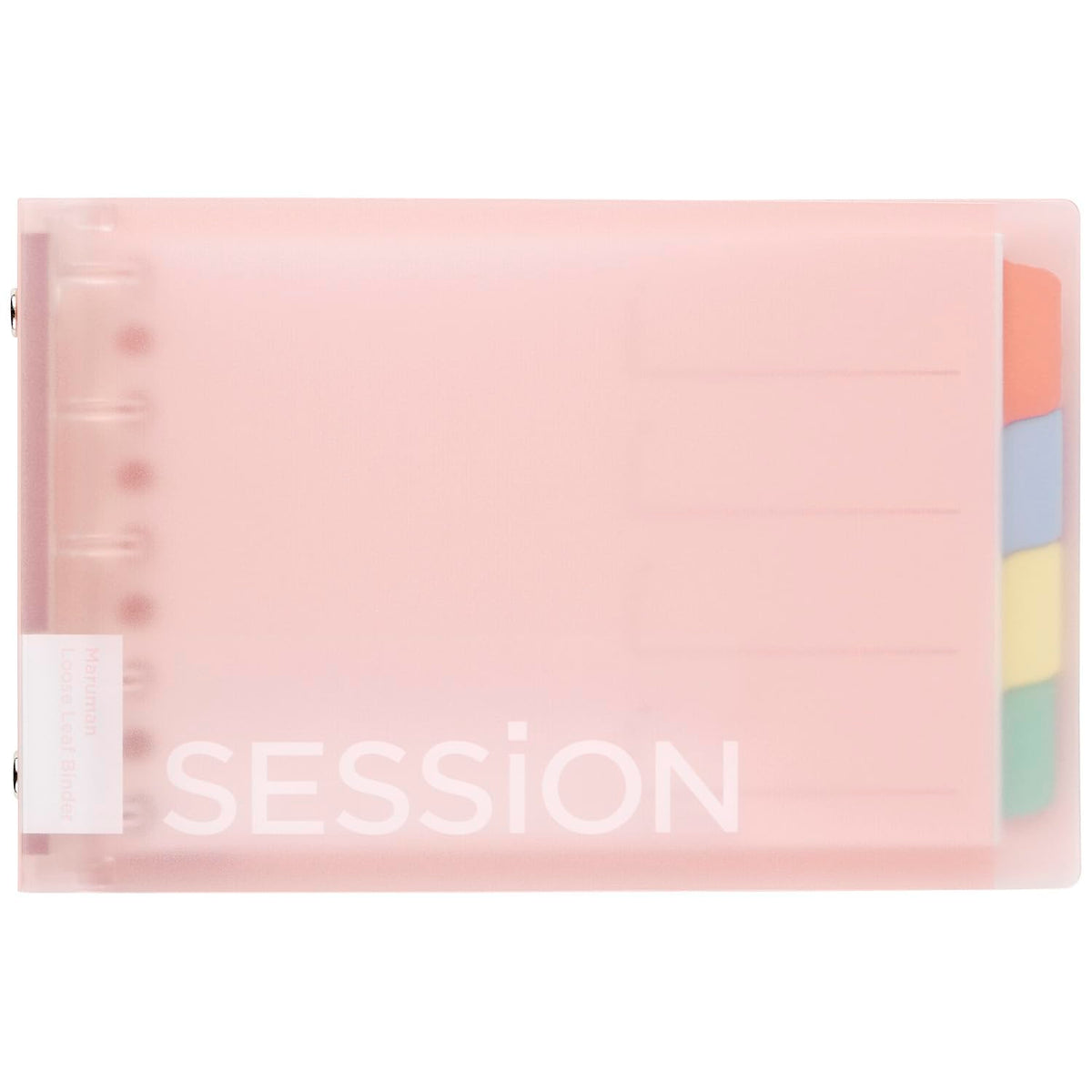 Maruman FM310A-38 Loose Leaf Binder Session Mini Size, 5 Holes, Sakura