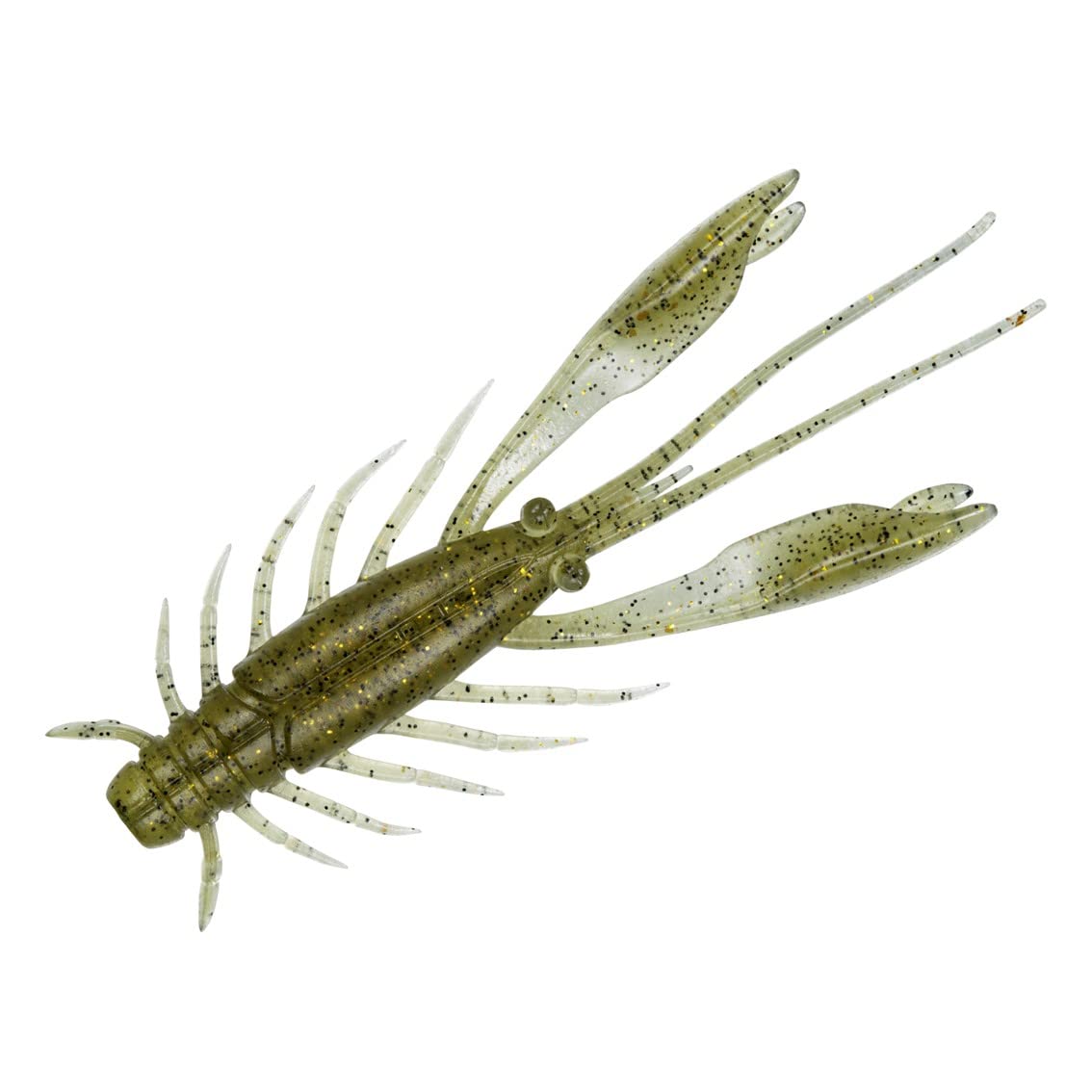 Daiwa Silver Wolf Urban Shrimp 2.4 Chinning Lure, Light Olive