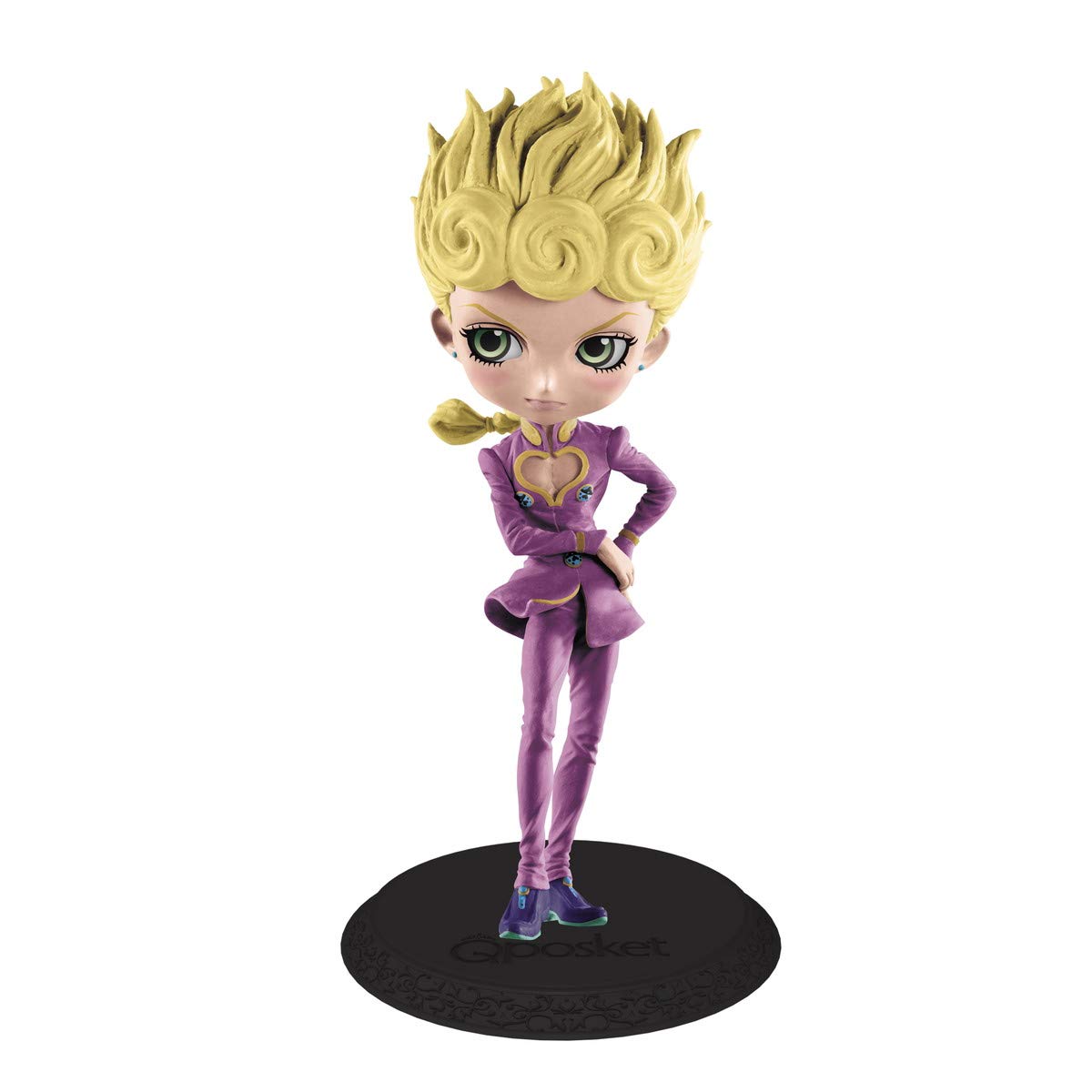 Banpresto JoJo's Bizarre Adventure Golden Wind Q Posket -Giorno Giovanna-(Ver.A) Figure, Multicolor
