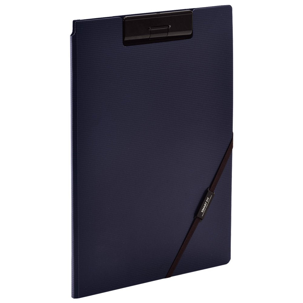 LIHIT LAB F7560-11 Binder Clip File, Multi-Functional, A4, Navy