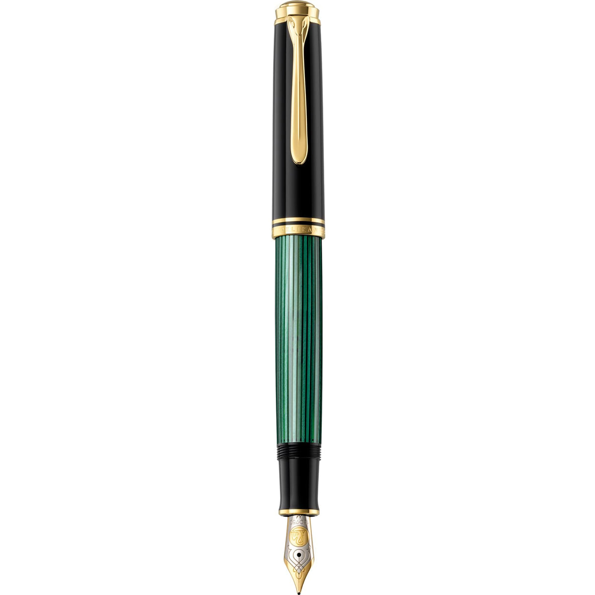 Pelikan Premium M800 Fountain Pen F Plume Black/Greem