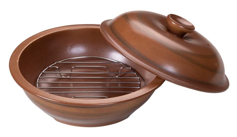 Tohim Ceramics TSP/PN-55D Potato Pot, Potato Toro 5, Diameter 9.5 x Total Height 2.6 x Depth 2.4 inches (24.2 x 6.7 x 6 cm), Made in Japan