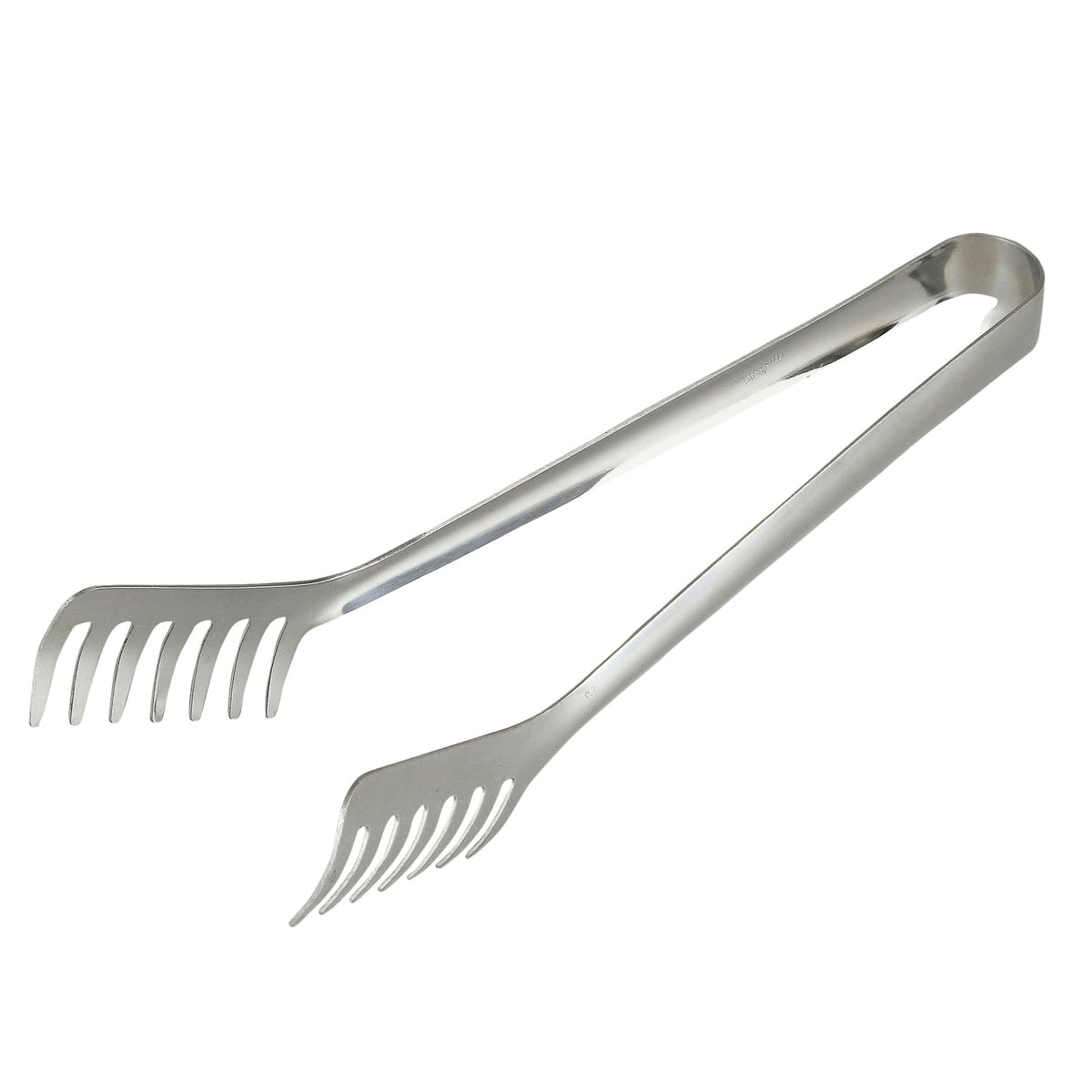 Kai Corporation KAI KITCHEN DH8087 Pasta Spaghetti Stainless Steel Tongs, Dishwasher Safe, Silver, Made in Japan